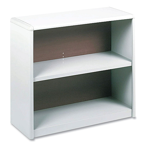 Safco ValueMate Economy Bookcase, Two-Shelf, 31.75w x 13.5d x 28h, Gray (7170GR)
