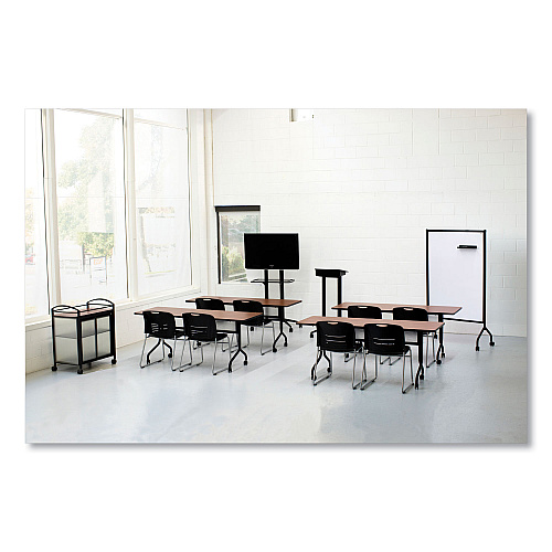 Safco Impromptu Lectern, 26.5 x 18.75 x 46.5, Black (8912BL)
