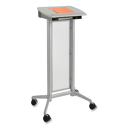 Safco Impromptu Lectern, 26.5 x 18.75 x 46.5, Gray (8912GR)