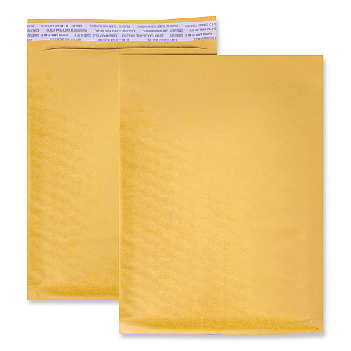 Universal Peel Seal Strip Cushioned Mailer, #3, Extension Flap, Self-Adhesive Closure, 8.5 x 14.5, 25/Carton (UNV4087877)