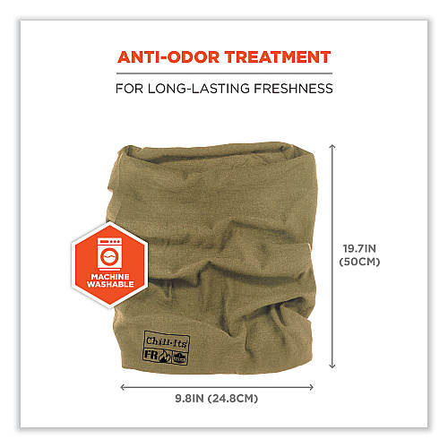ergodyne Chill-Its 6486 FR Multi-Band, Nomex, One Size Fits Most, Khaki (42230)