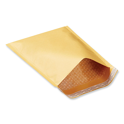Universal Peel Seal Strip Cushioned Mailer, #00, Extension Flap, Self-Adhesive Closure, 5 x 10, 25/Carton (UNV4087873)