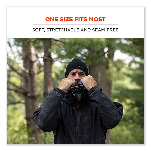 ergodyne N-Ferno 6491 Reversible Thermal Fleece + Poly Multi-Band, One Size Fits Most, Lime (42320)
