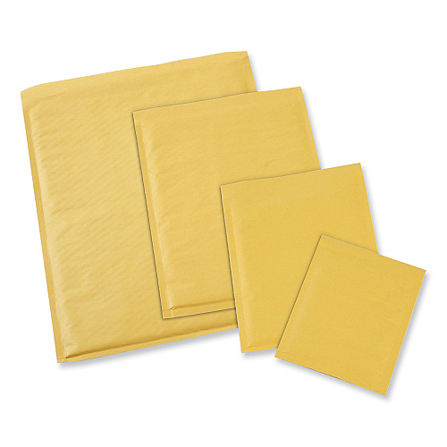 Universal Peel Seal Strip Cushioned Mailer, #0, Extension Flap, Self-Adhesive Closure, 6 x 10, 250/Carton (UNV4087882)