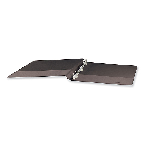 Universal Slant D-Ring View Binder, 3 Rings, 0.5" Capacity, 11 x 8.5, Black (UNV20701)