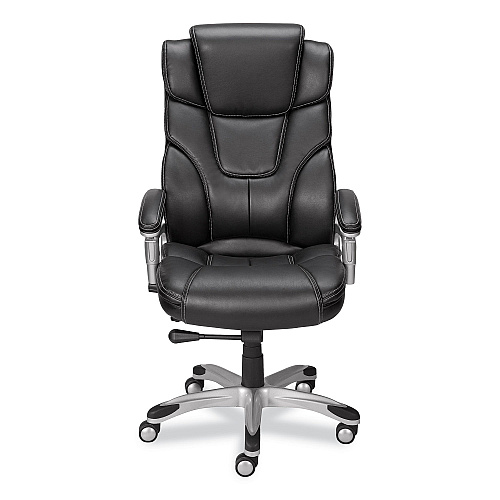 Alera Maurits Highback Chair, Supports Up to 275 lb, Black Seat