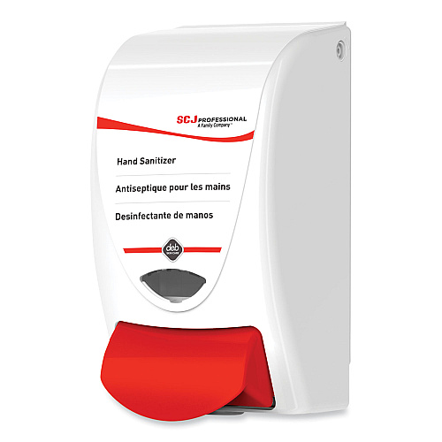 SC Johnson Professional Sanitizer Dispenser, 1 L, 4.92 x 4.6 x 9.25, White, 15/Carton (IFS1LDS)