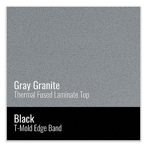 Correll Height-Adjustable Activity Tables, Rectangular, 48w x 24d x 10h, Gray Granite, 4/Pallet (2448TF15954P)