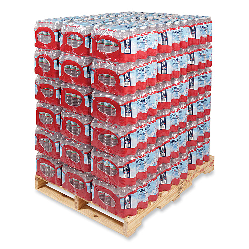 Crystal Geyser Alpine Spring Water, 16.9 oz Bottle, 35/Carton, 54 Cartons/Pallet (35001)