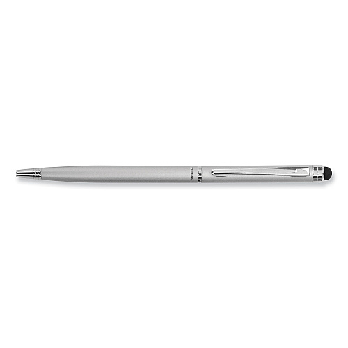 Zebra StylusPen Twist Ballpoint Pen/Stylus, Silver (33161)
