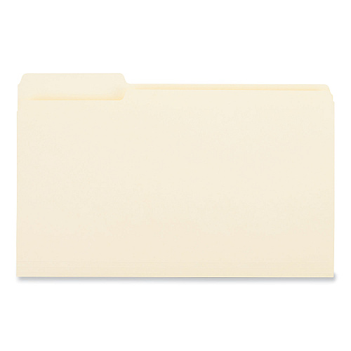 Universal Top Tab File Folders, 1/3-Cut Tabs: Left Position, Legal Size, 0.75" Expansion, Manila, 100/Box (UNV15121)