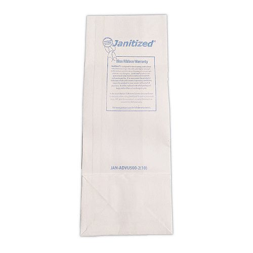 Janitized Vacuum Filter Bags Designed to Fit Advance VU500/Triple S Triumph, 100/Carton (ADVU500210)