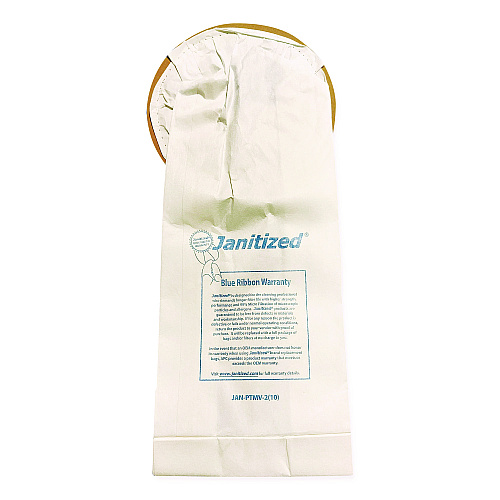 Janitized Vacuum Filter Bags Designed to Fit ProTeam 10 qt Super Coach/MegaVac, 100/Carton (JANPTMV2)