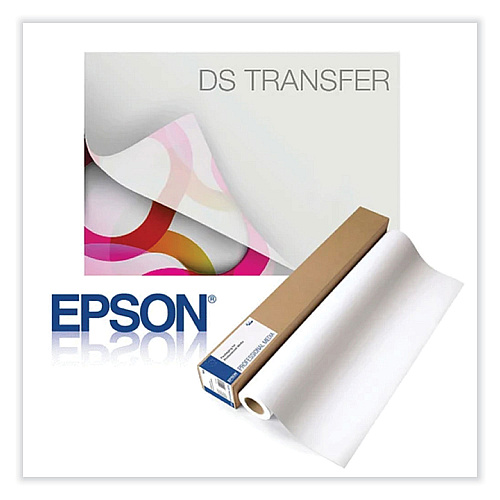 Epson DS Transfer Production Paper Roll, 4.5 mil, 24" x 350 ft, Matte White (S045482A)
