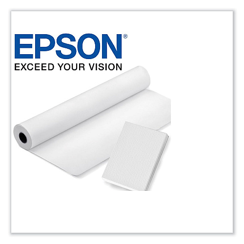 Epson DS Transfer Production Paper Roll, 4.5 mil, 24" x 350 ft, Matte White (S045482A)