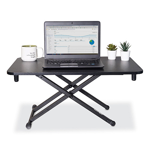 Victor Height Adjustable Laptop Standing Desk, 28.8 x 18.5 x 2.6 to 16, Black (DCX110)