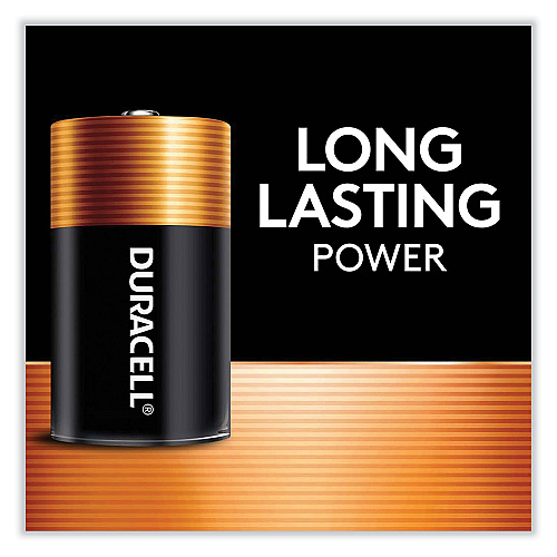 Duracell CopperTop Alkaline D Batteries, 12/Box (MN1300)