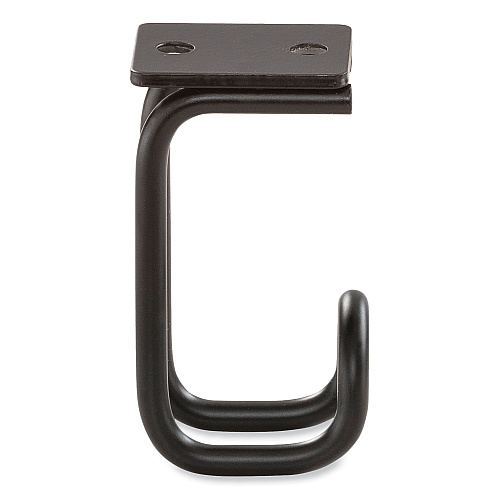 Safco Table Hooks, 1.25 x 1.75 x 3.25, Black, 6/Pack (2254BL)