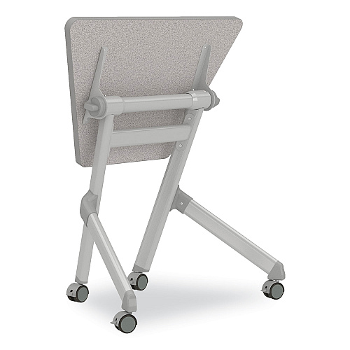 Safco Learn Nesting Trapezoid Desk, 32.83" x 22.25" to 29.5", Gray (1226GR)
