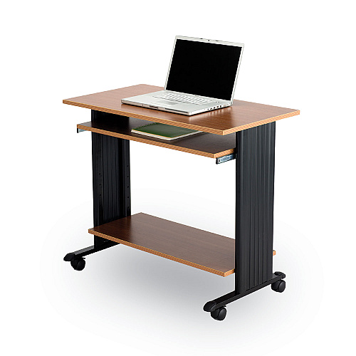Safco Muv Standing Desk, 35.5" x 22" x 30.5", Cherry (1921CY)