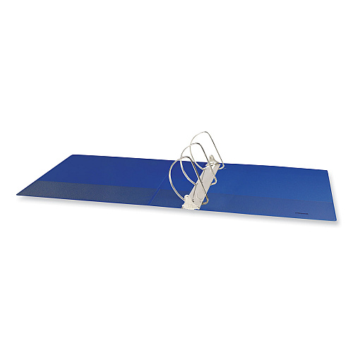 Universal Slant D-Ring View Binder, 3 Rings, 3" Capacity, 11 x 8.5, Navy Blue (UNV20754)