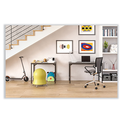Safco Zenergy Ball Chair, Backless, Supports Up to 250 lb, Red Vinyl (4751RV)