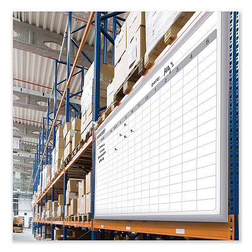 Ghent In/Out Magnetic Whiteboard, 36 x 24, White/Gray Surface, Satin Aluminum Frame (GRPM301E23)