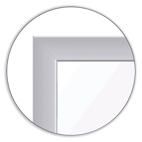 Ghent OR Schedule Magnetic Whiteboard, 72.5 x 48.5, White/Gray Surface, Satin Aluminum Frame (GRPM313S46)