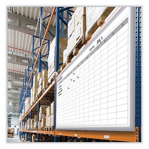 Ghent In/Out Magnetic Whiteboard, 72.5 x 48.5, White/Gray Surface, Satin Aluminum Frame (GRPM301E46)