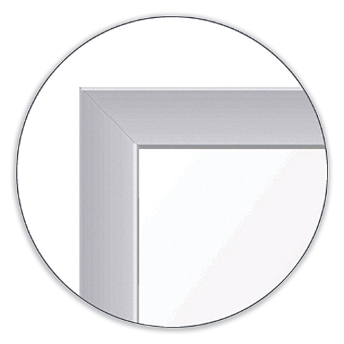 Ghent In/Out Magnetic Whiteboard, 96.5 x 48.5, White/Gray Surface, Satin Aluminum Frame (GRPM301E48)