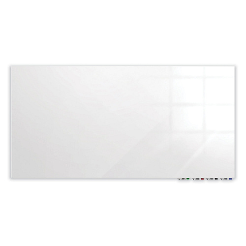 Ghent Aria Low Profile Magnetic Glass Whiteboard, 36 x 24, White Surface (ARIASM23WH)