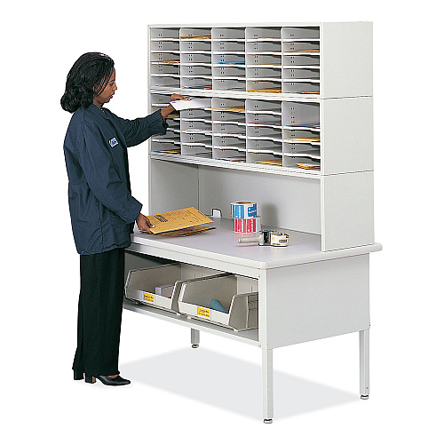 Safco E-Z Sort Riser, 57.5 x 13 x 14, Black (7752BL)