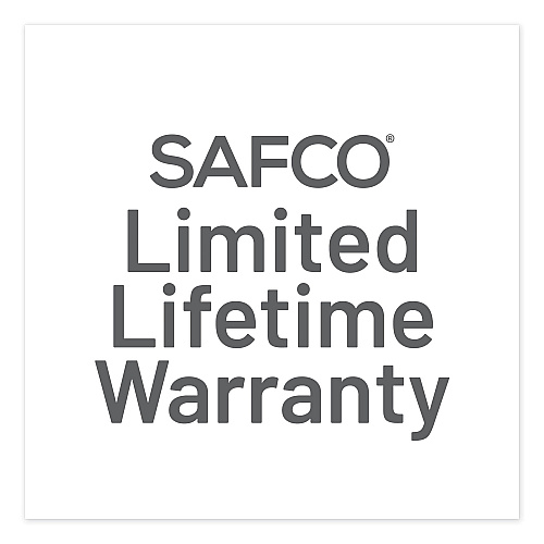 Safco Mixx Recycling Center Half-Round Receptacle, 23 gal, Steel, Green (9447GN)