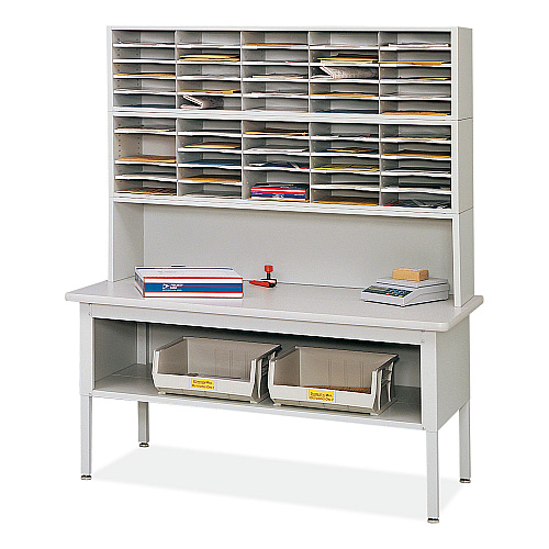 Safco E-Z Sort Riser, 57.5 x 13 x 14, Black (7752BL)