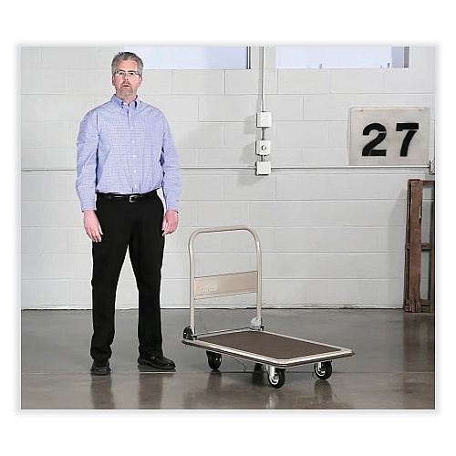 Safco Tuff Truck Platform Truck, 400 lb Capacity, 29 x 18.75, Gray (4072)