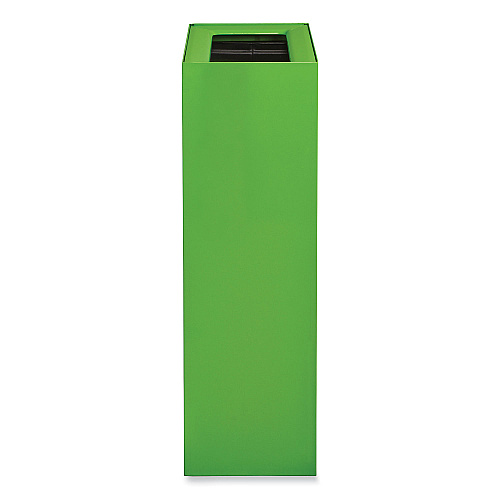 Safco Mixx Recycling Center Rectangular Receptacle, 29 gal, Steel, Green (9448GN)