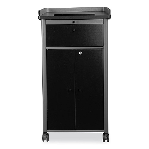 Oklahoma Sound Greystone Lectern, 23.5 x 19.25 x 45.5, Charcoal Gray (GSL)