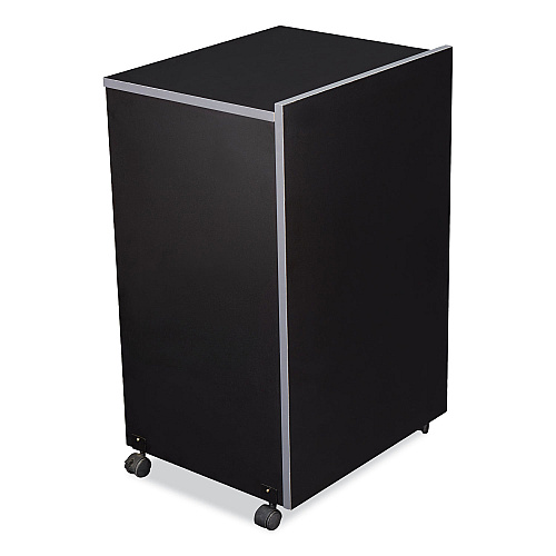 Oklahoma Sound AV Cart/Lectern Base, 21.12 x 17.5 x 33.75, Black (112BK)