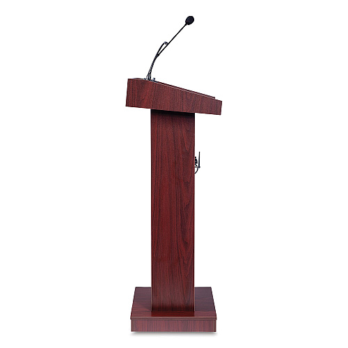 Oklahoma Sound Orator Lectern, 22 x 17 x 46, Mahogany (800XMY)