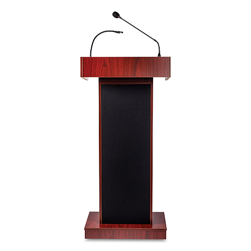 Oklahoma Sound Orator Lectern, 22 x 17 x 46, Mahogany (800XMY)