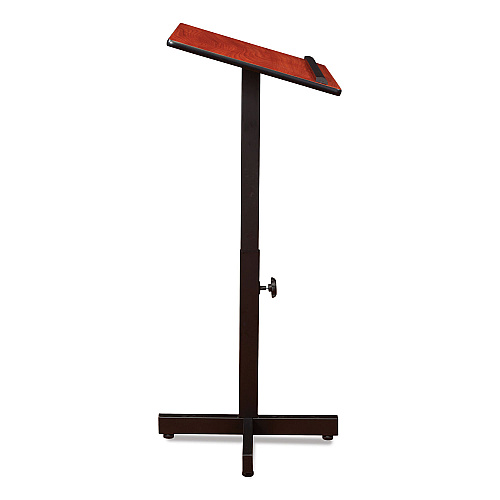 Oklahoma Sound Portable Presentation Lectern Stand, 20 x 18.25 x 44, Cherry (70CH)