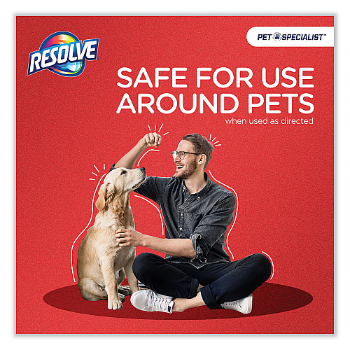 RESOLVE Pet Specialist Stain and Odor Remover, Citrus, 32 oz Trigger Spray Bottle, 12/Carton (99850CT)