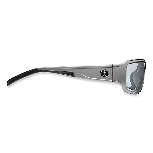 ergodyne Skullerz Thor Safety Glasses, Matte Gray Nylon Impact Frame, Indoor/Outdoor Polycarbonate Lens (51180)