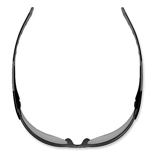ergodyne Skullerz Saga Frameless Safety Glasses, Black Nylon Impact Frame, Anti-Fog Indoor/Outdoor Polycarbonate Lens (59183)