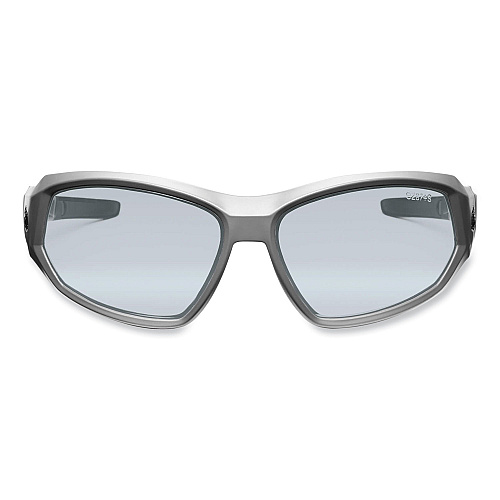 ergodyne Skullerz Loki Safety Glasses/Goggles, Matte Gray Nylon Impact Frame, Indoor/Outdoor Polycarbonate Lens (56180)