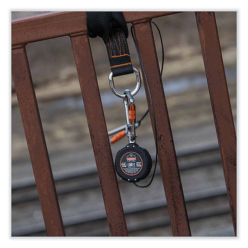 ergodyne Squids 3175 Accessory Anchor Strap, 40 lb Max Working Capacity, 23.5" Long, Black (19175)