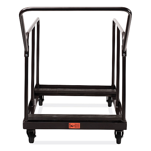 NPS Folding Table Dolly For Round and Rectangular Tables, 660 lb Capacity, 31.25 x 27.75 x 47.5, Brown (DYMU)