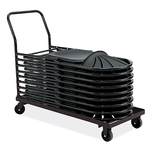 NPS Dolly for 1100 Series Chairs, 1,100 lb Capacity, 39 x 19 x 46.5, Brown (DY1100)