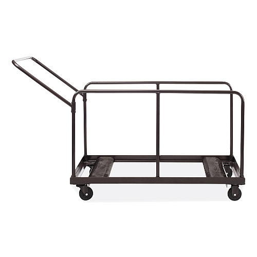 NPS Folding Table Dolly For Round and Rectangular Tables, 660 lb Capacity, 31.25 x 27.75 x 47.5, Brown (DYMU)