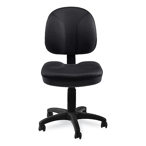 NPS Comfort Task Chair, Supports Up to 300 lb, 19" to 23" Seat Height, Black Seat, Black Back, Black Base (CTC)